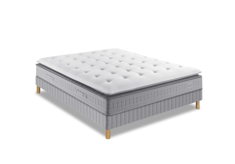 Ens extension 140x190 matelas h29 hybride, ferme, sommier - Maisons du Monde