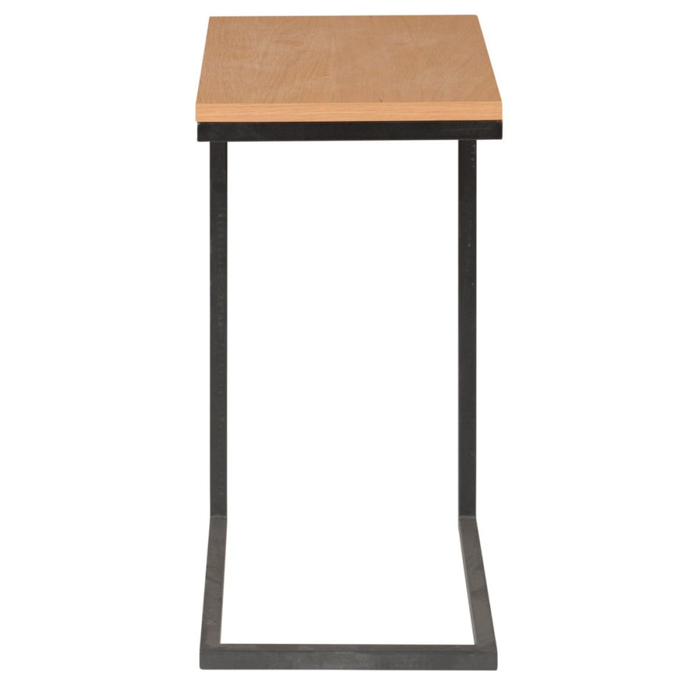 Bout de canapé plaqué chêne naturel