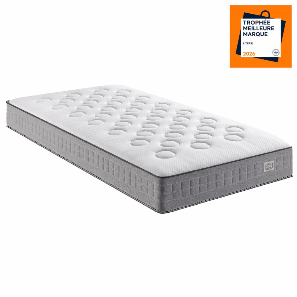 Matelas 90x200, ressort ensachés, ferme, h23 - Maisons du Monde