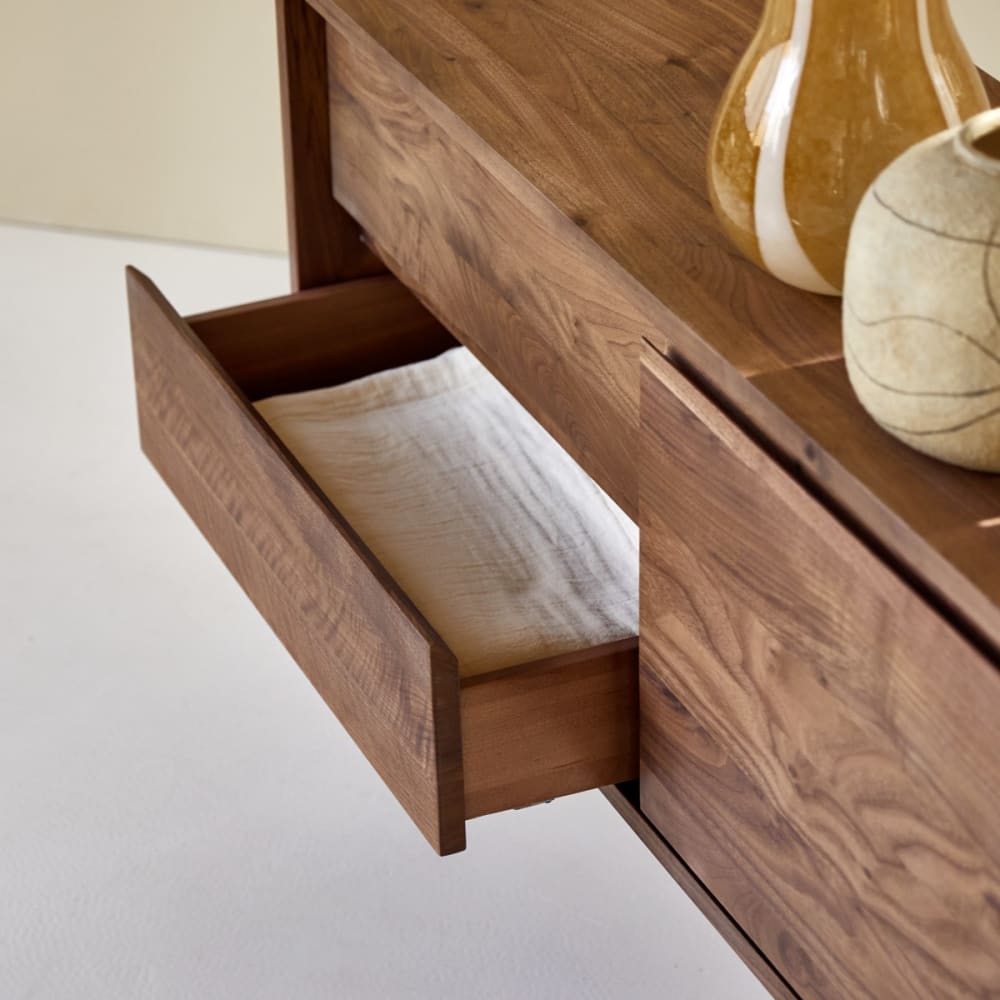 Buffet aus massivem Nussbaum 130 cm - Maisons Du Monde
