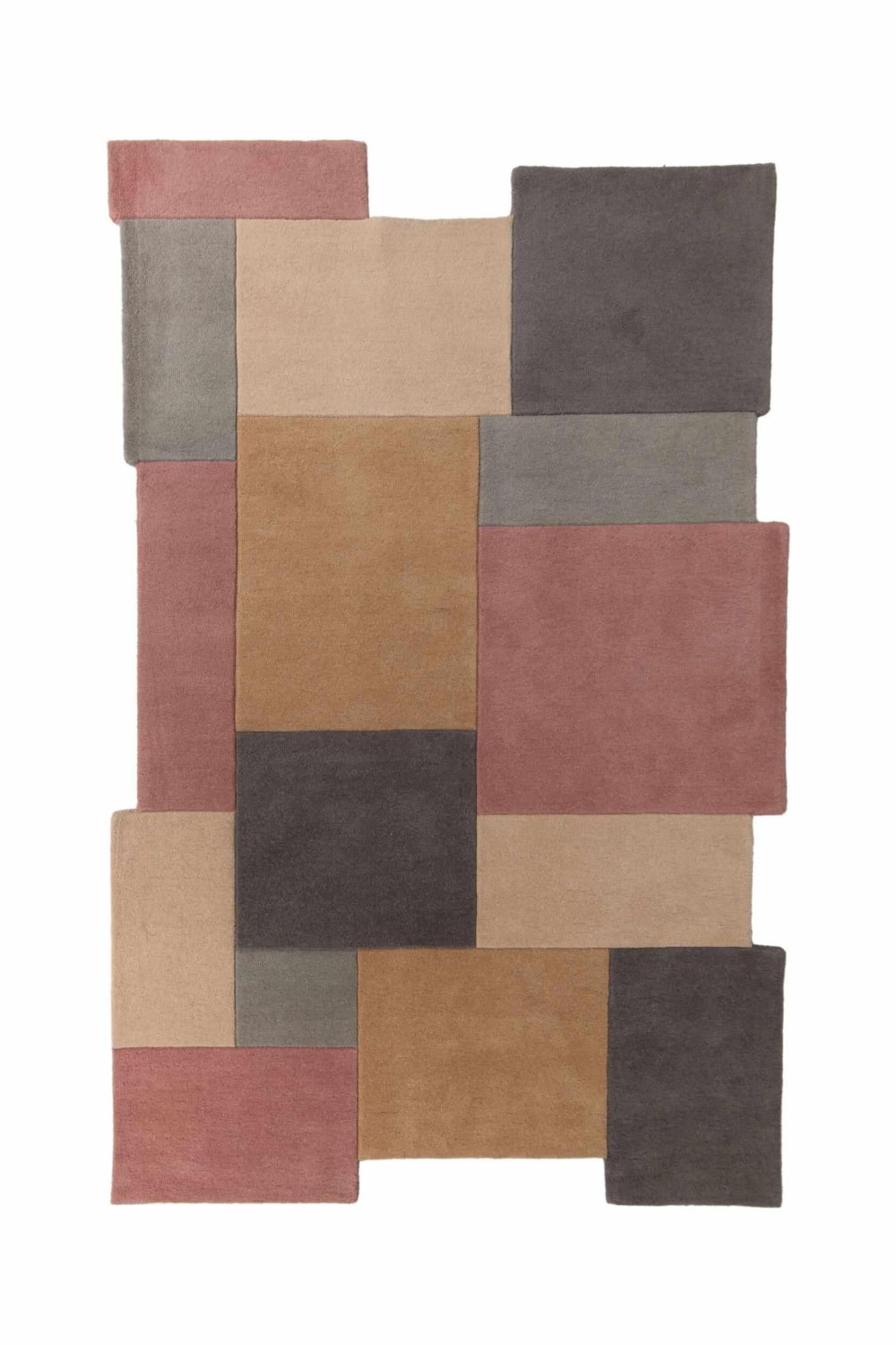 Tapis en laine couleurs pastels 200x290cm