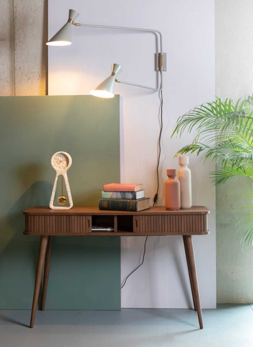 Walnuss Konsole mit Schiebetüren - Maisons Du Monde