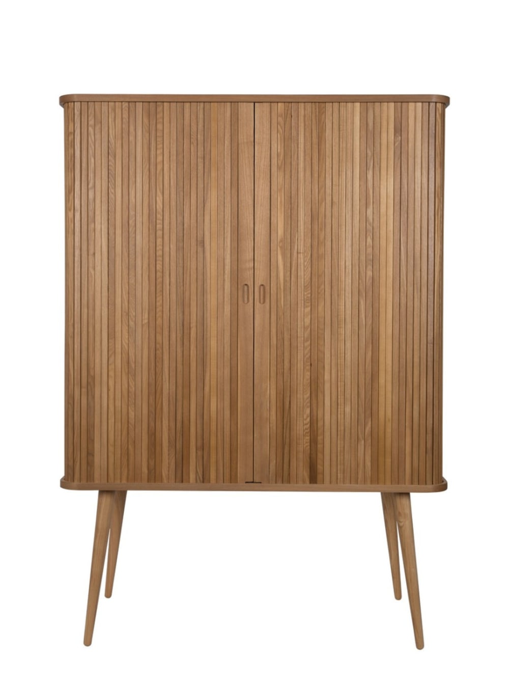 Buffet en bois naturel avec portes coulissantes Buffet en bois naturel avec portes coulissantes