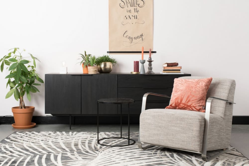 Credenza in legno di quercia nera - Zuiver