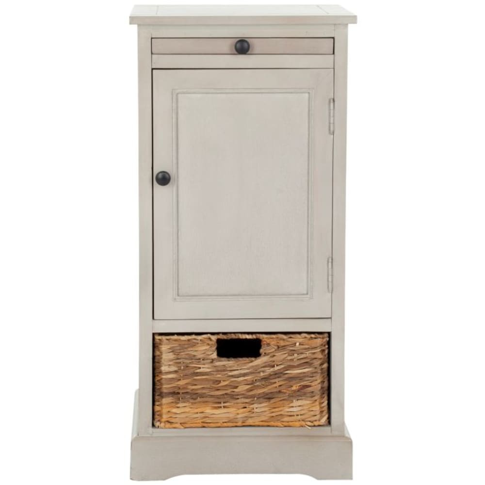 Safavieh Meubles de rangement en bois de pin, gris vintage style contemporain Gris Bois - 40x87x33cm