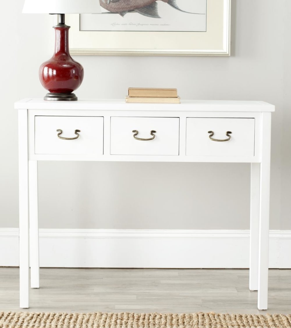 Consoles en pin/mdf, blanc - Maisons du Monde