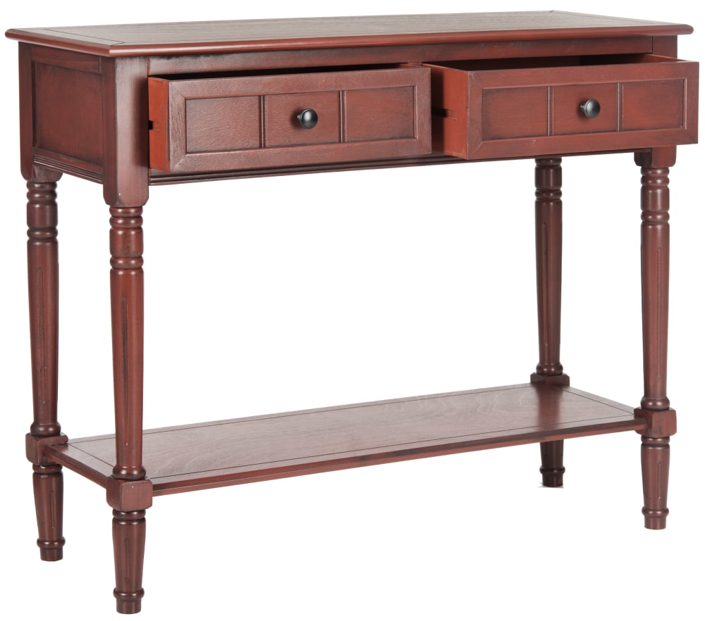Consoles en pin/mdf, rouge Consoles en pin/mdf, rouge