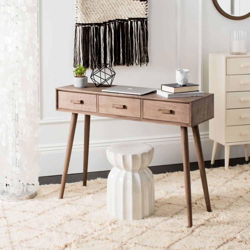 Consoles en pin/mdf, chocolat - Maisons du Monde