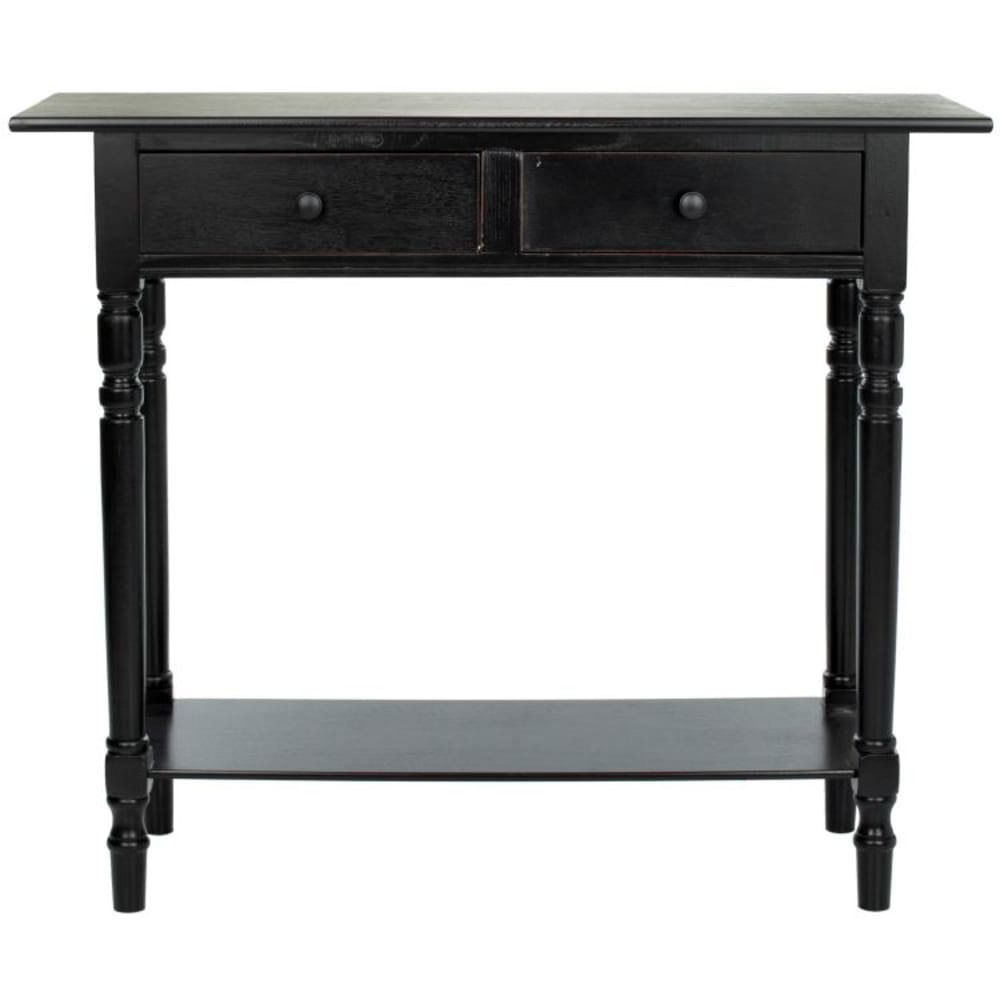 Consoles en pin/mdf, noir Consoles en pin/mdf, noir