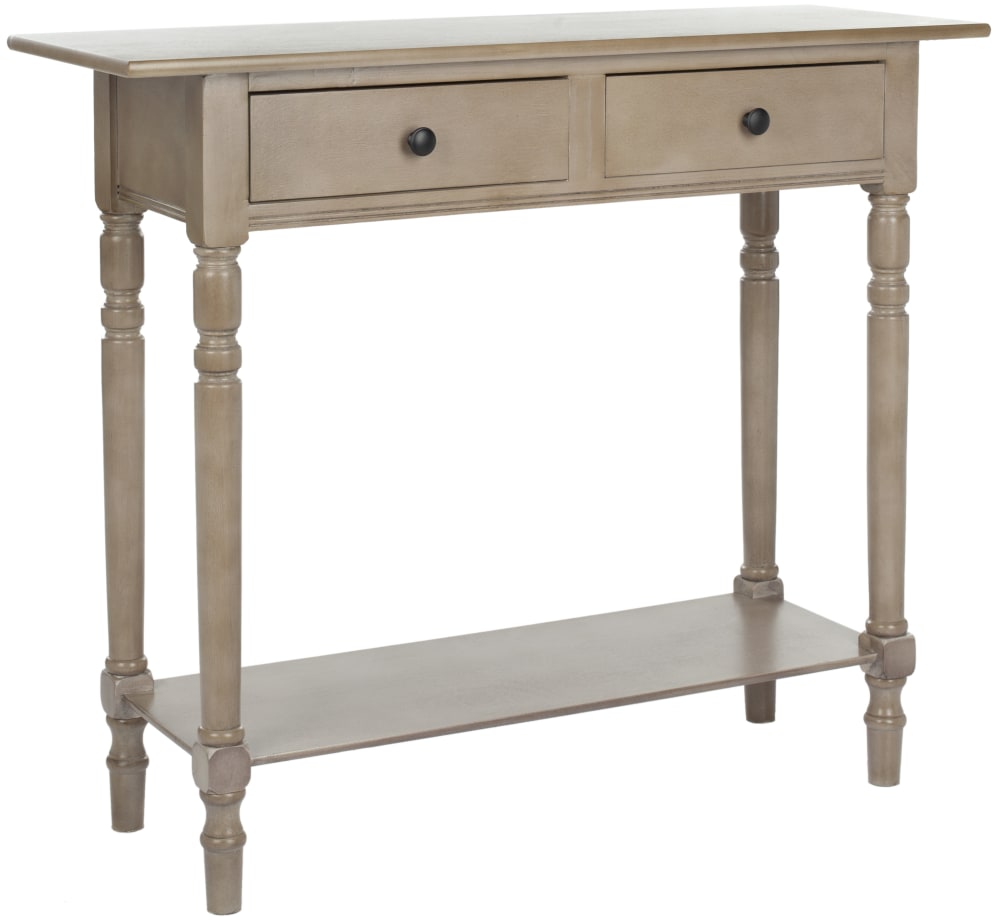 Consoles en pin/mdf, gris vintage Consoles en pin/mdf, gris vintage