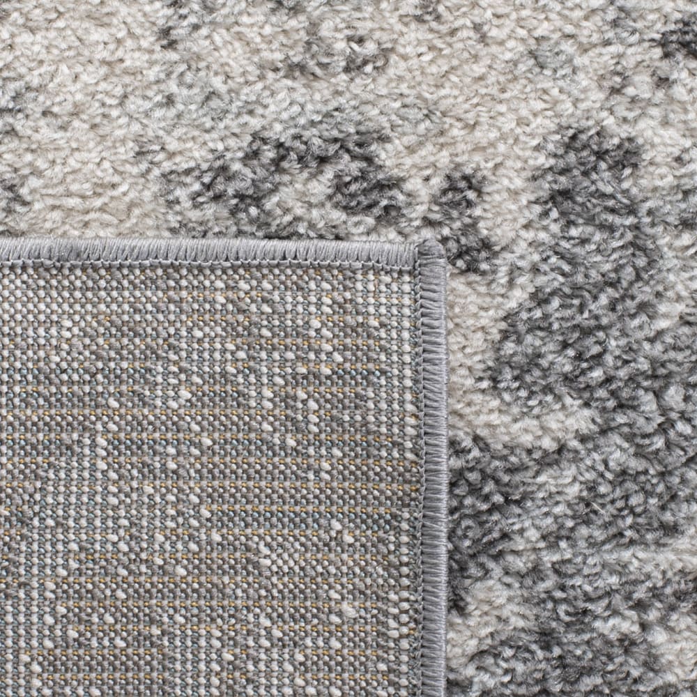 Tapis contemporain en polypropylène blanc/gris, 122 x 183 cm — vue 4