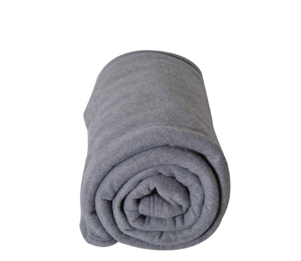Couverture polaire grand confort polyester argent 240x300 cm - Maisons du Monde