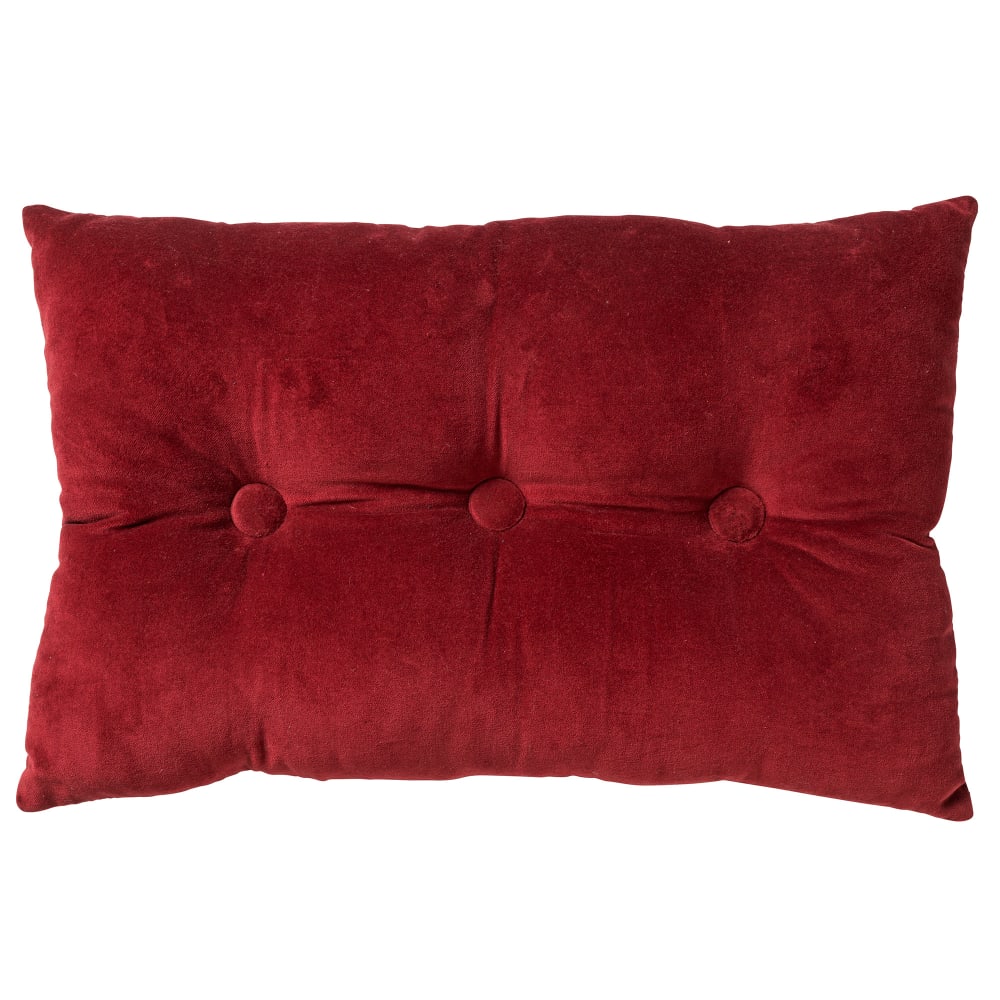 coussin rouge 40x60 cm