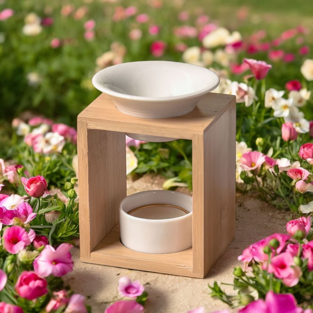Duftbrenner aus Bambus und Keramik - Maisons Du Monde