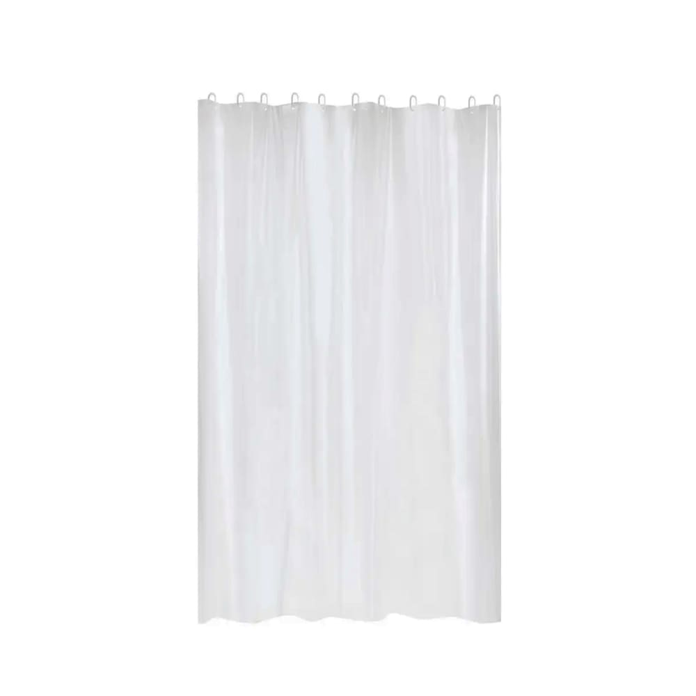 Rideau de douche blanc haute résistance plastique blanc 180x200 cm