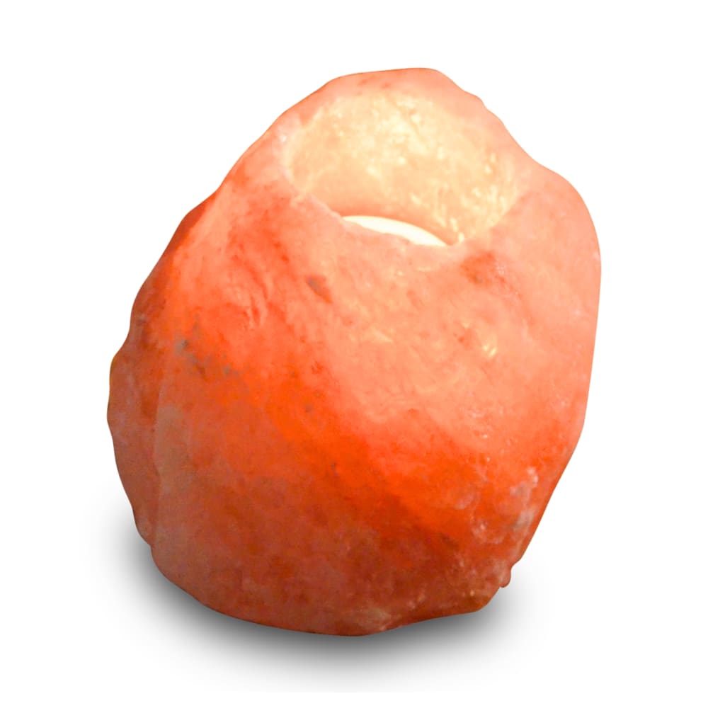 Bougeoir en cristal de sel Himalaya rock 1kg Bougeoir en cristal de sel Himalaya rock 1kg