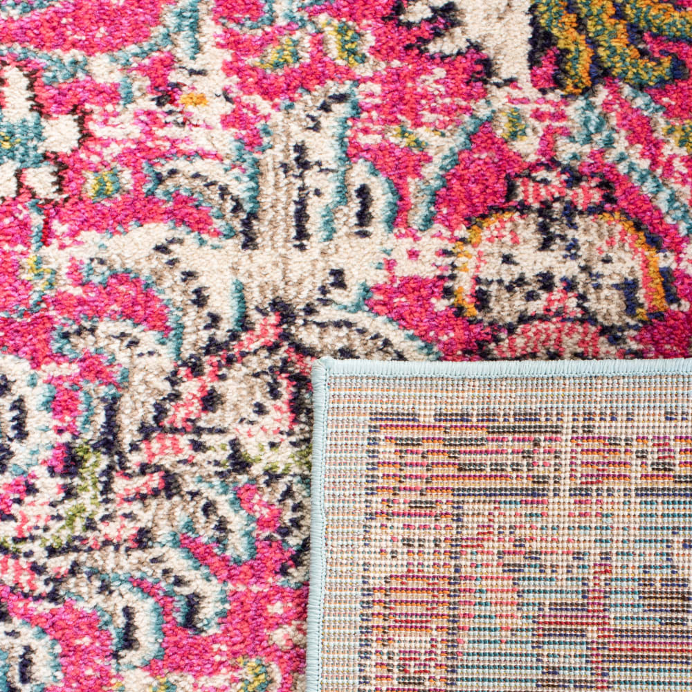Tapis de transition en polypropylène rose/bleu, 122 x 183 cm — vue 4