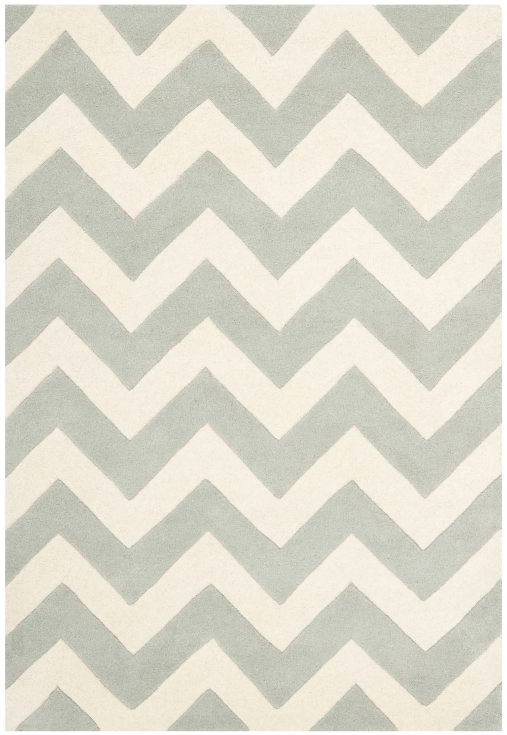 Tapis laine gris 122