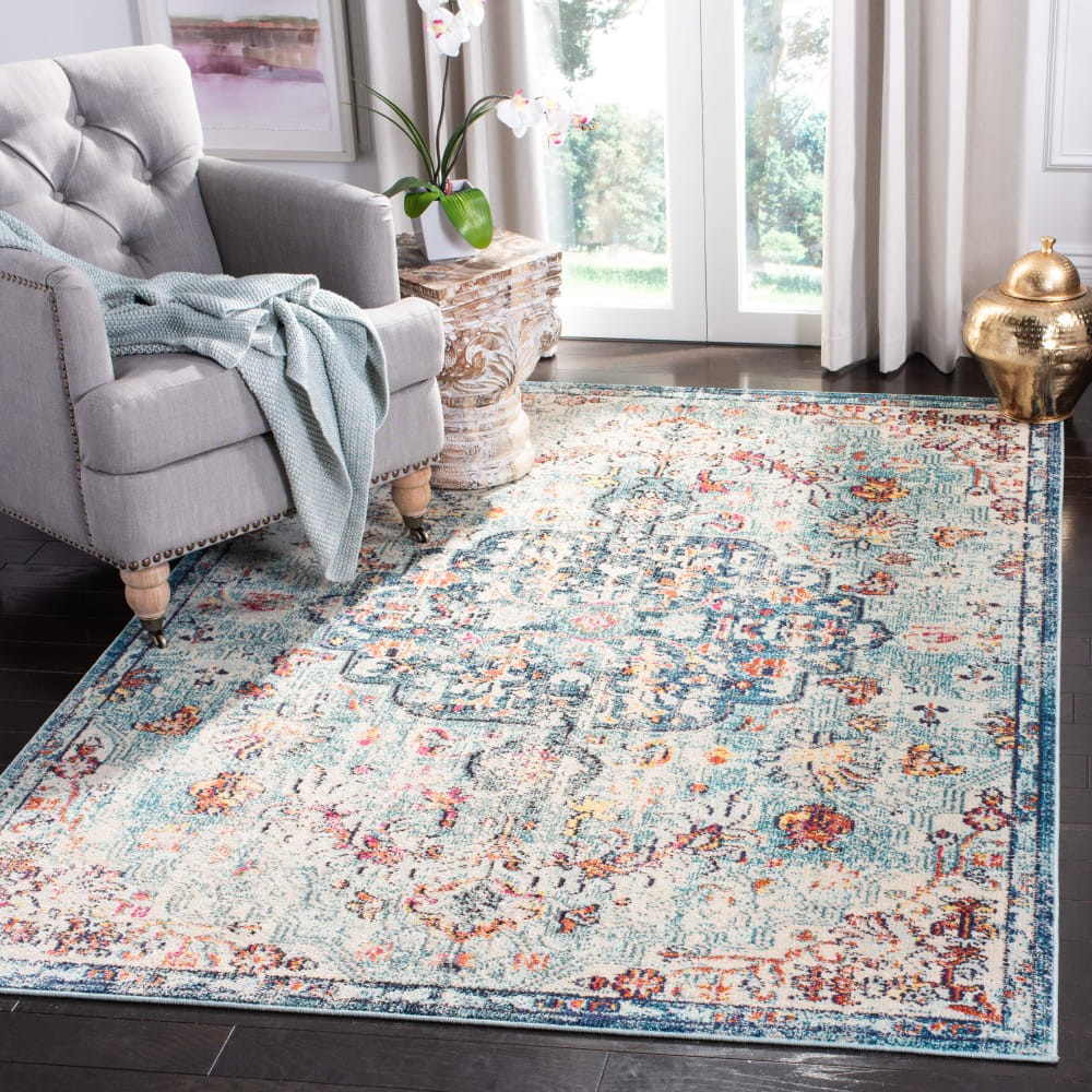 Tapis de transition en polypropylène bleu, 160 x 229 cm — vue 3
