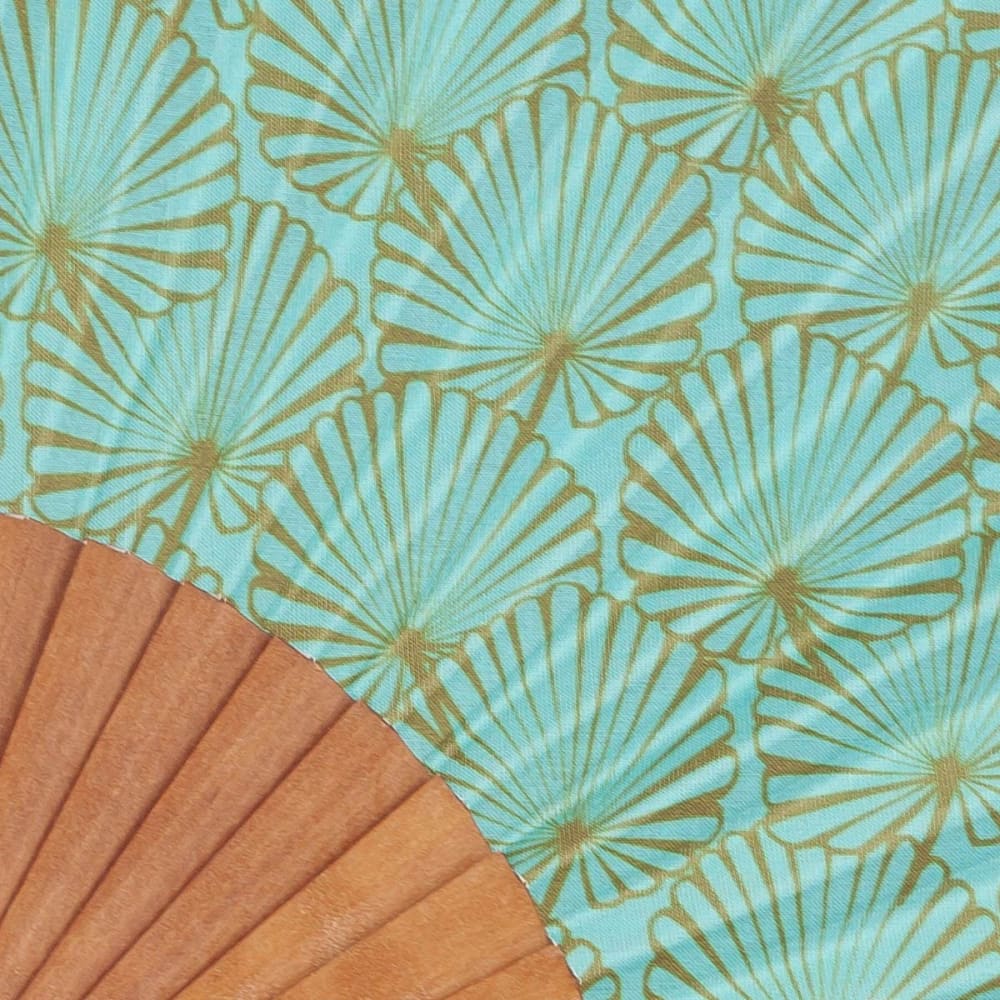 Eventail TROPICAL turquoise - Maisons du Monde