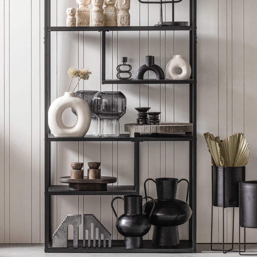 Metallregal, schwarz - Maisons Du Monde