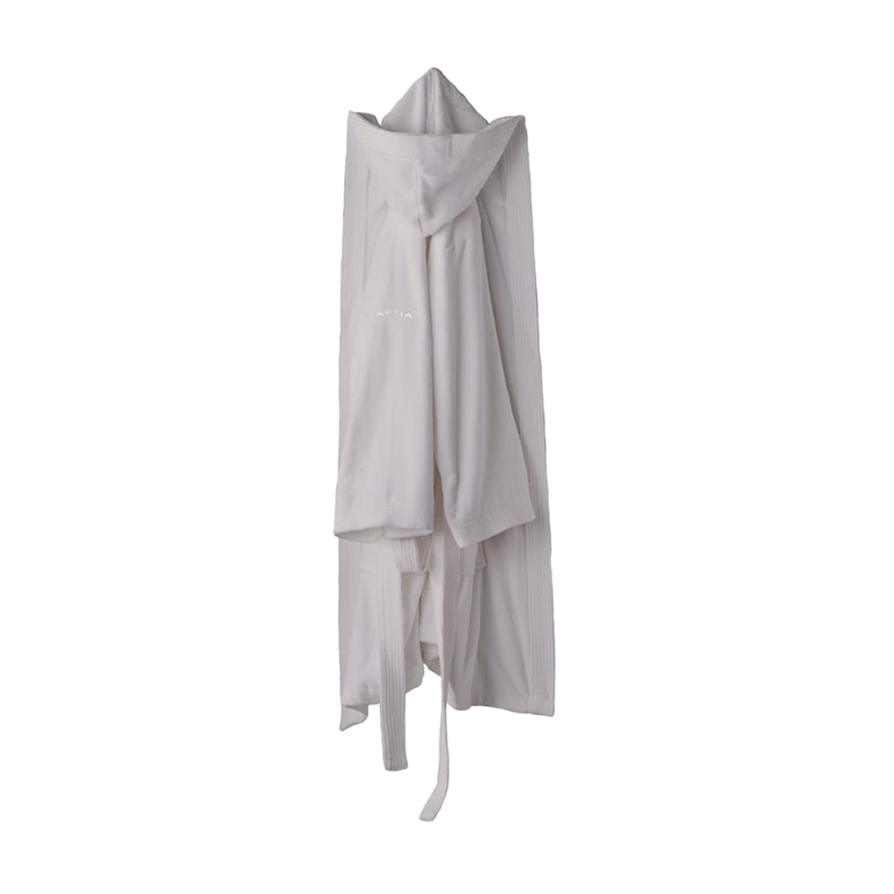 Peignoir mixte - coton 380 g/m2 gris M-L Peignoir mixte - coton 380 g/m2 gris M-L