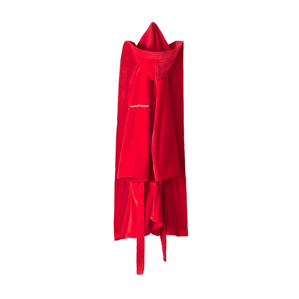 Peignoir mixte - coton 380 g/m2 rouge M-L