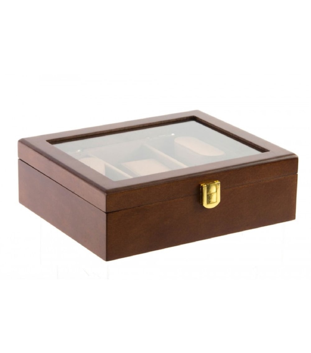 Coffret de rangement pour montres et bagues 21x18cm — vue 3