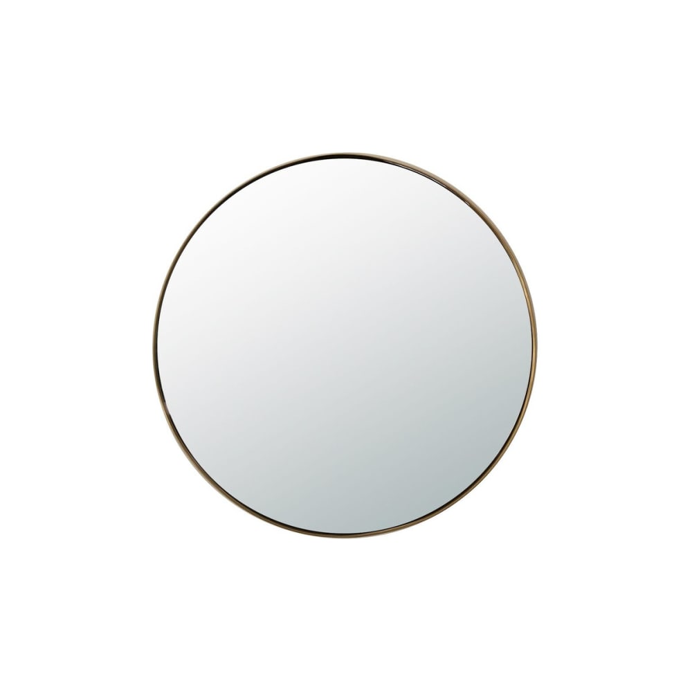Miroir rond en laiton doré d40 cm
