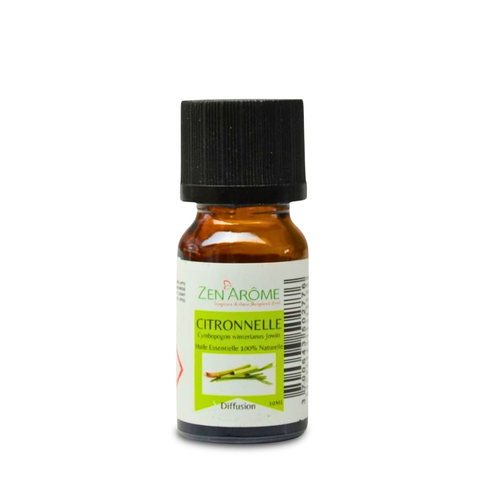 Zen'Arôme Huile essentielle citronnelle 10ml Transparent Verre