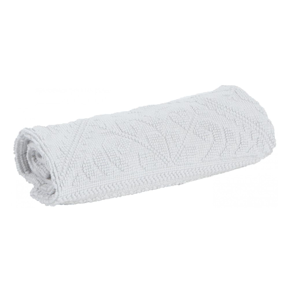Tapis de Bain  en coton neige 54 x 110 cm