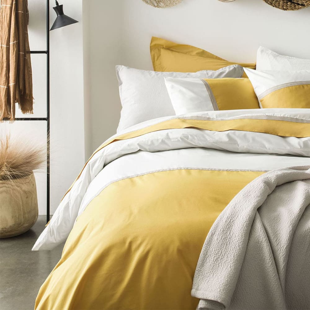 Housse de couette bicolore