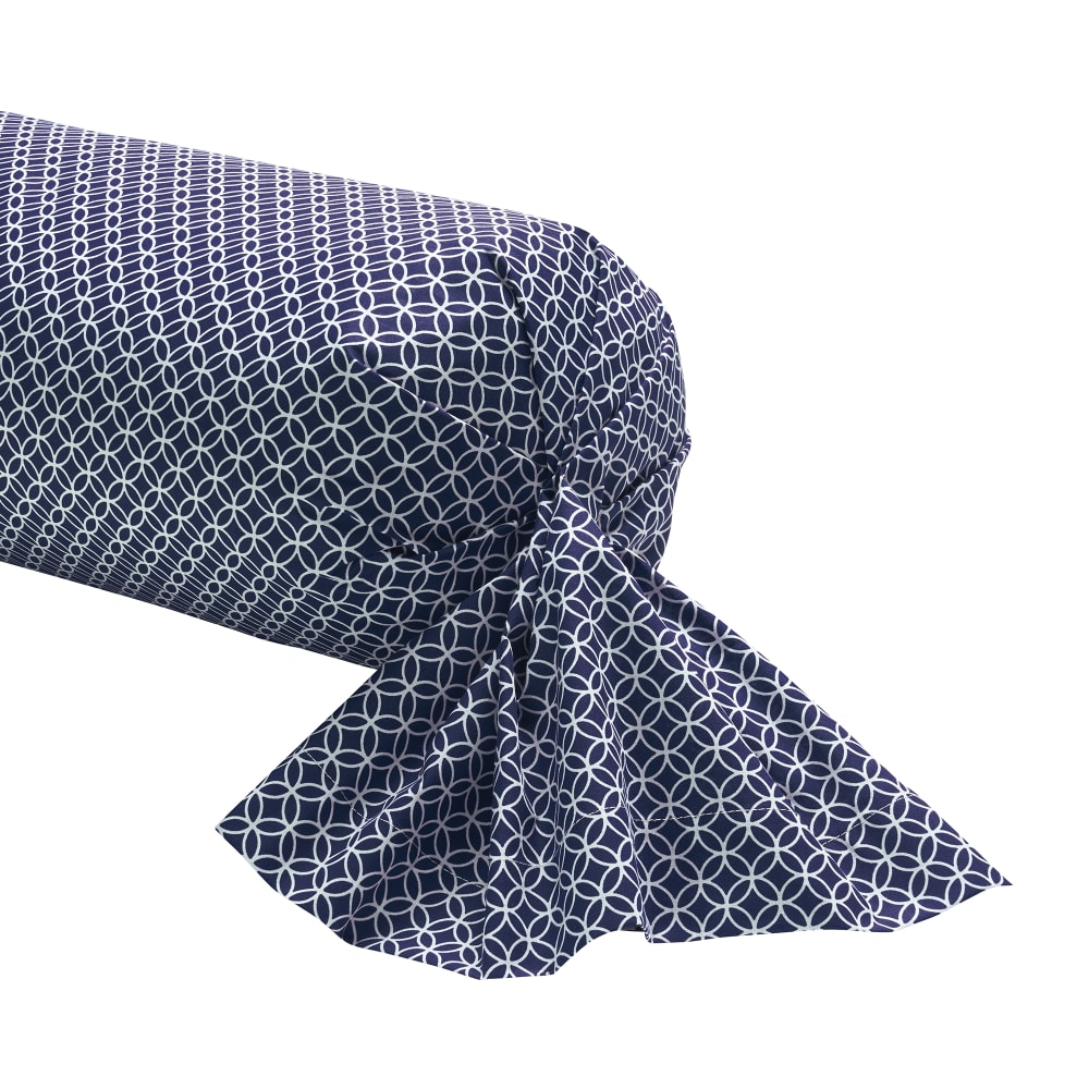 Taie de traversin bleu en bambou 85 x 185 - Maisons du Monde