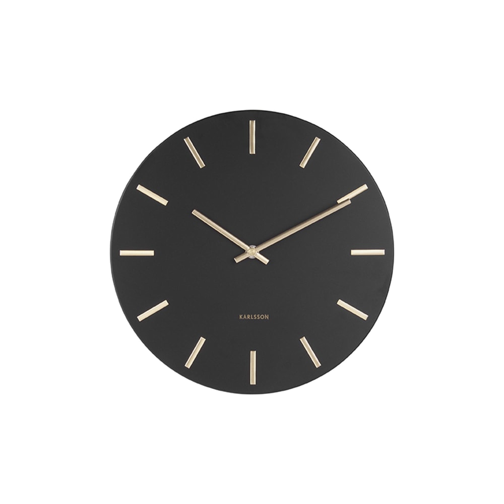 horloge murale en métal