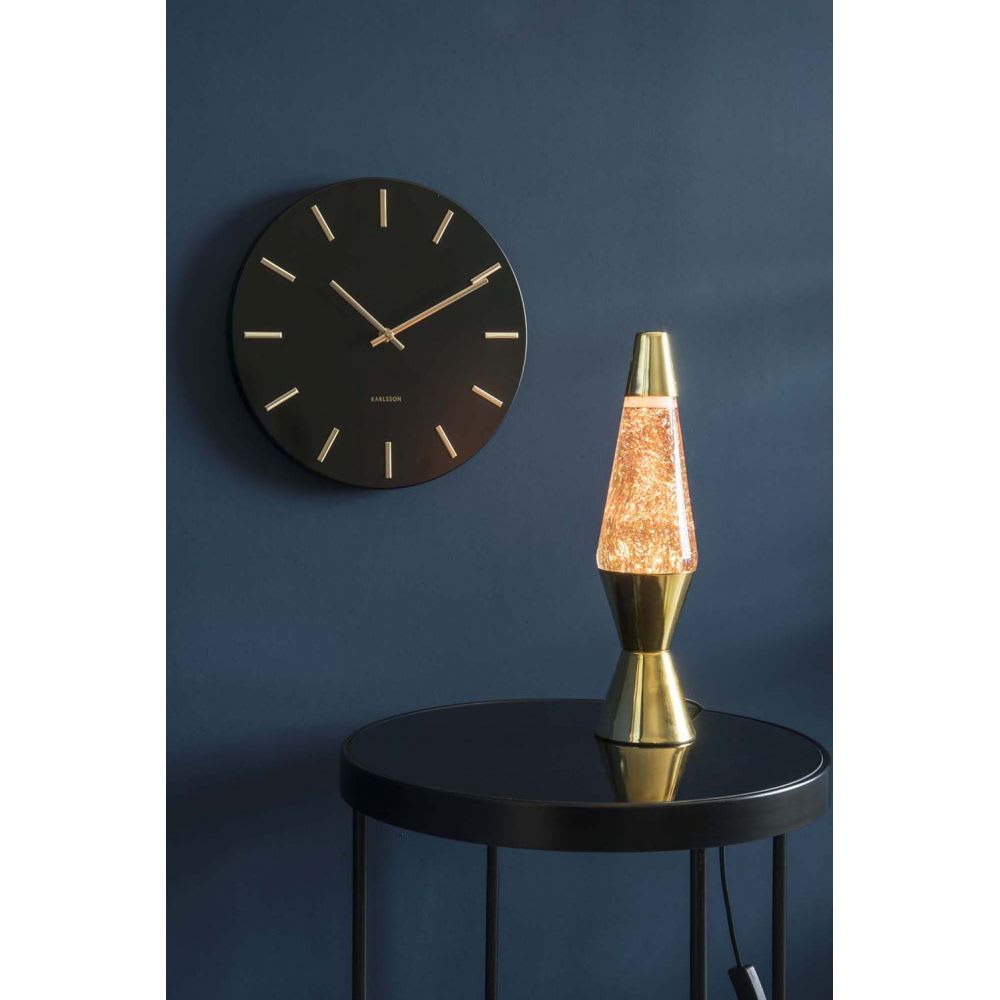 Horloge murale en métal noire D30 - Maisons du Monde