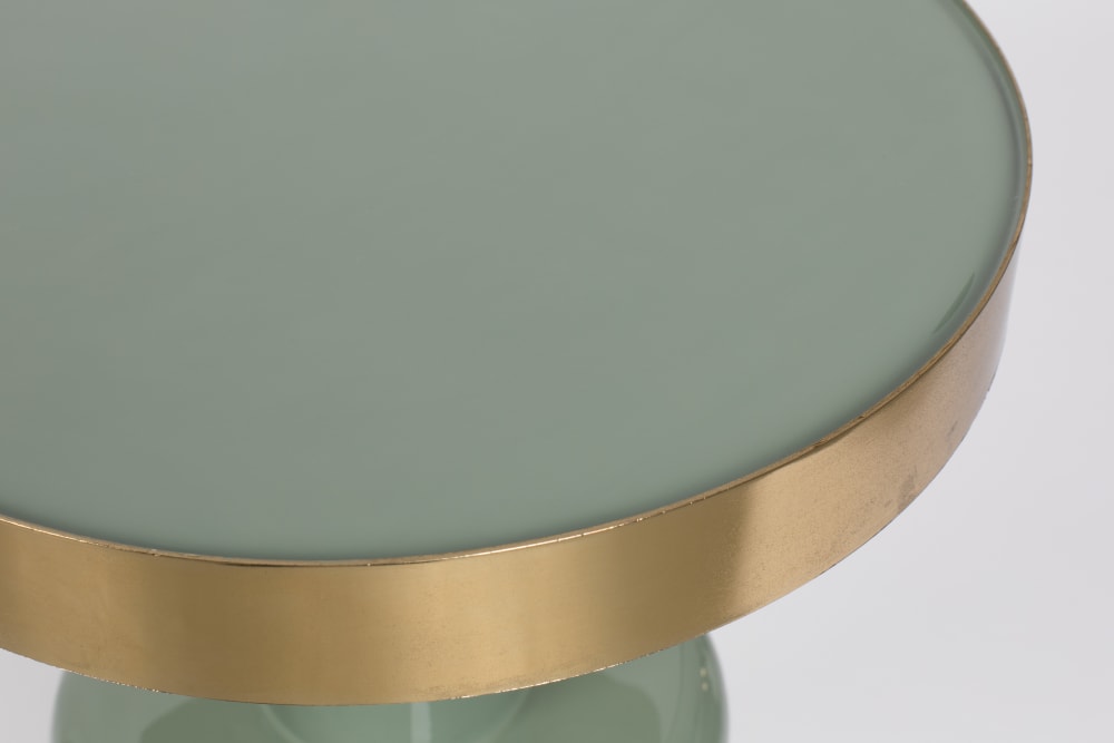 Mesa auxiliar esmaltada en verde agua - Maisons du Monde