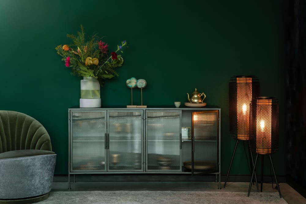 Buffet en métal noir - Maisons du Monde