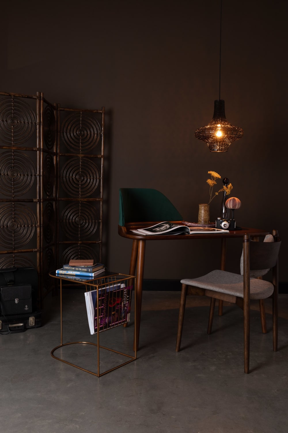 Scrivania in legno marrone - Dutchbone