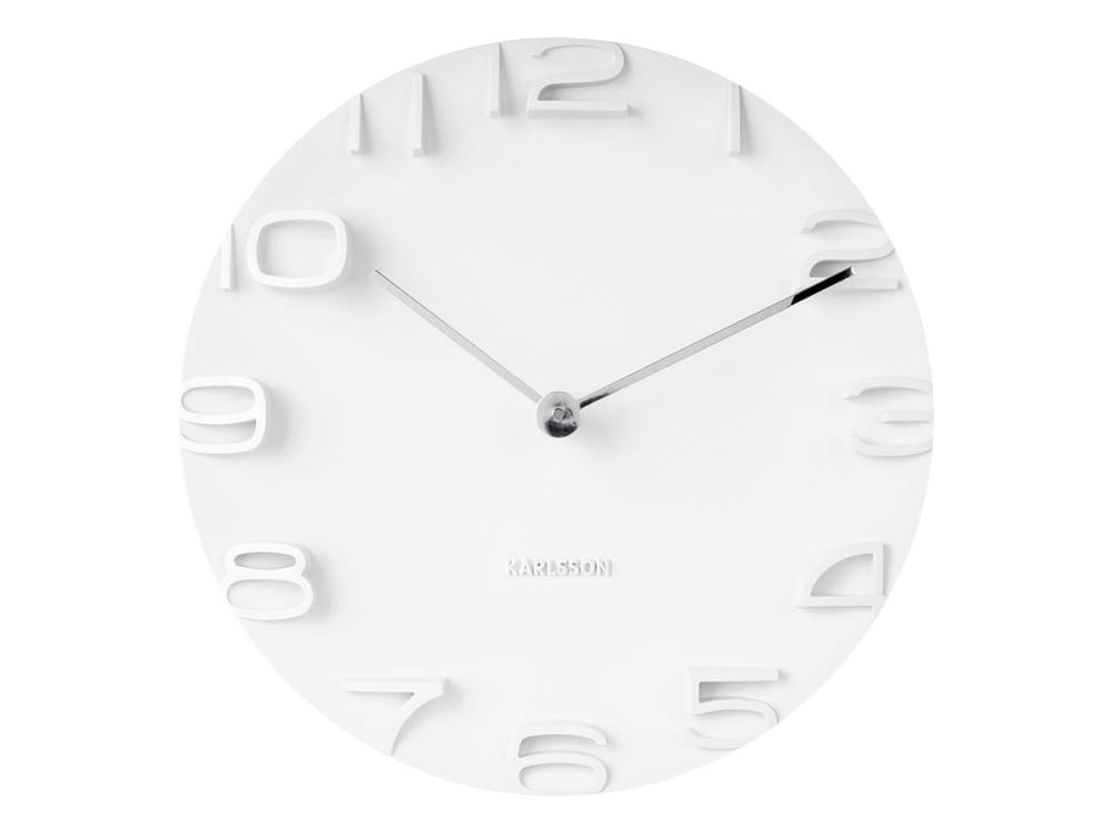 horloge murale en plastique