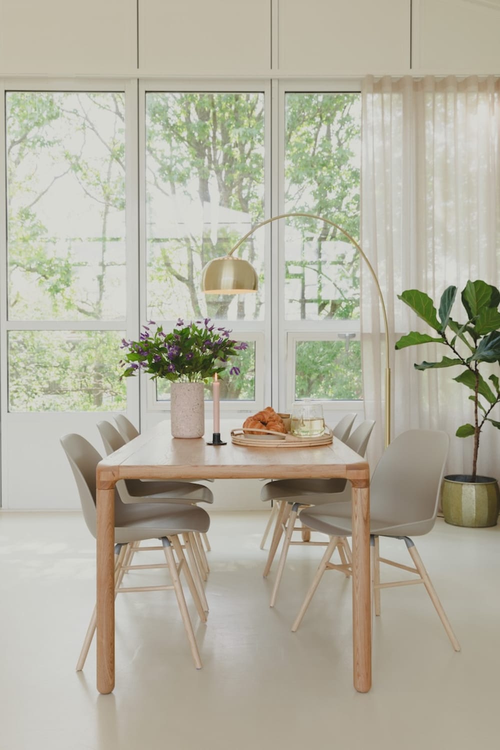 Set aus 2 Tischstühlen aus Eschenholz - Maisons Du Monde