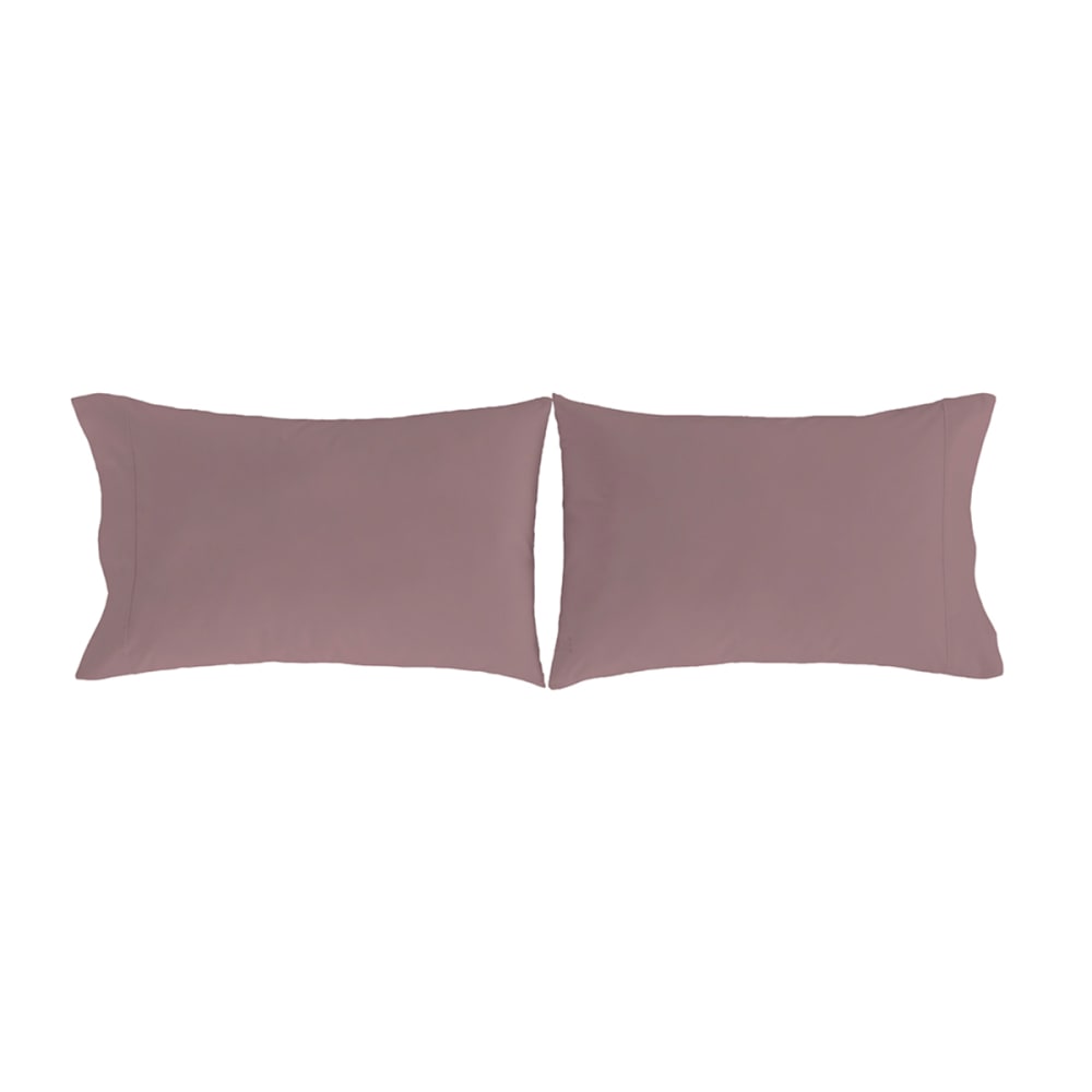 2 fundas de almohada 50x75 crema