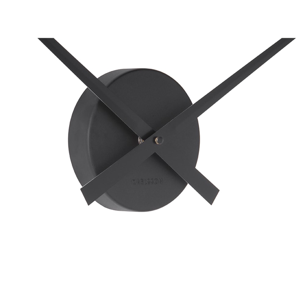 Horloge murale en aluminium noire D41 - Maisons du Monde