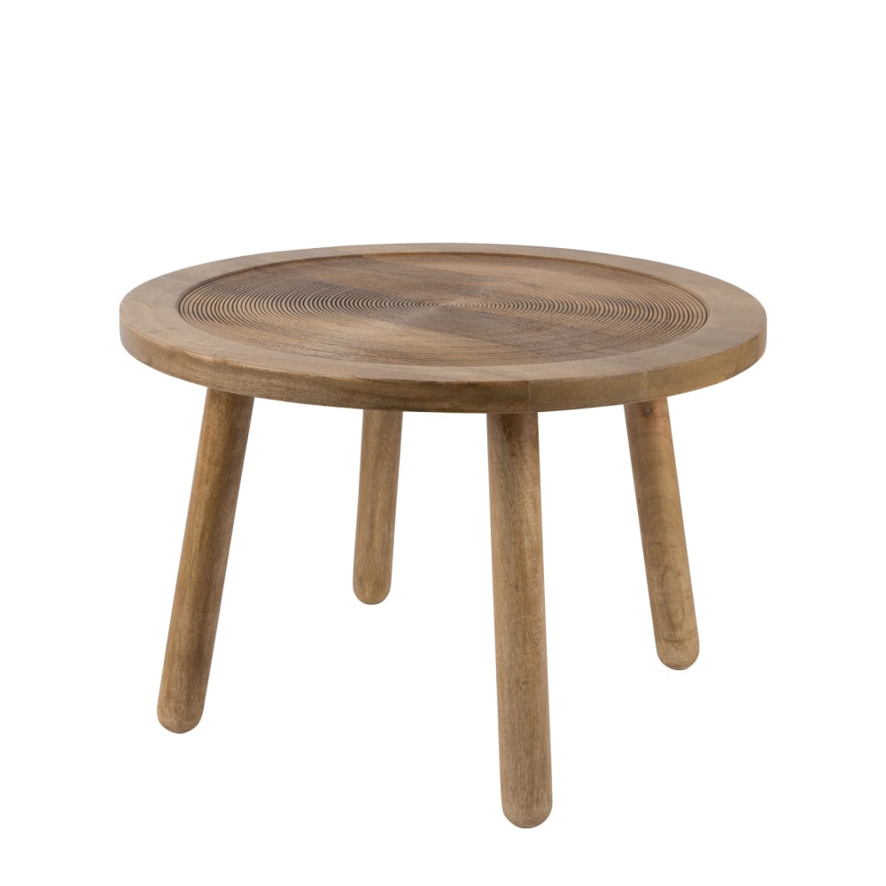 Tavolino a l in legno chiaro - Modello Vintage - LEGNO