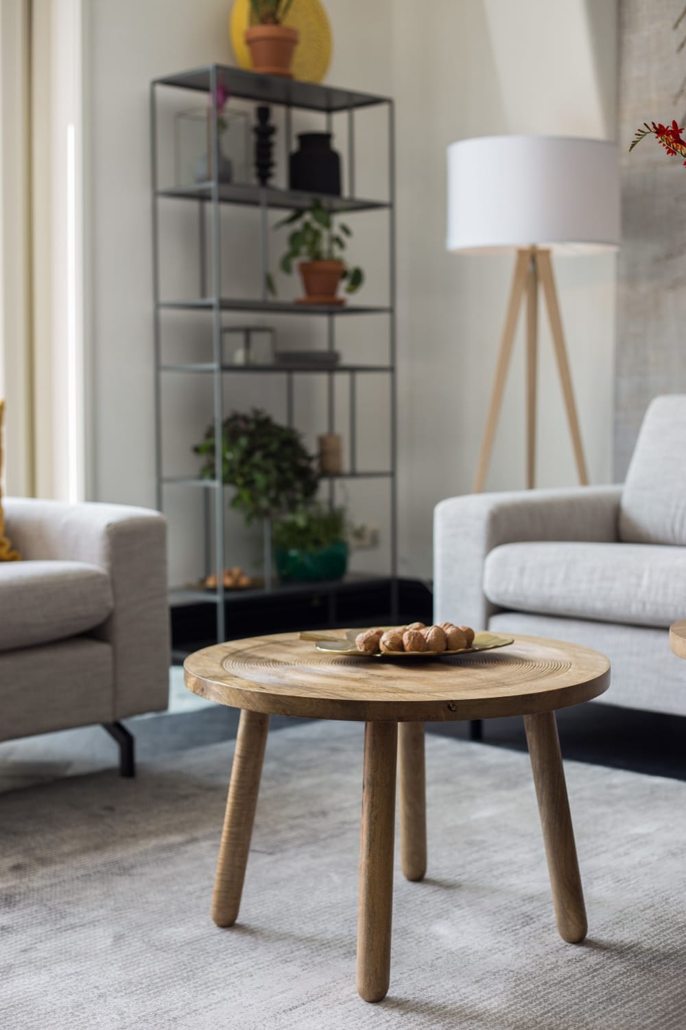Table d'appoint l en bois beige - Maisons du Monde