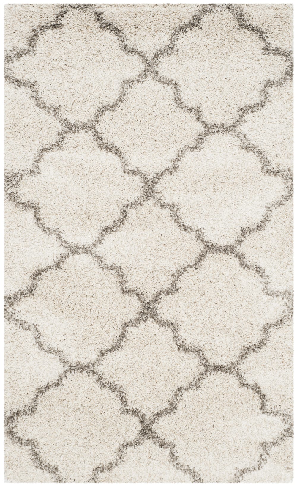 Safavieh Tapis en polypropylène blanc/gris, 122 x 183 cm style classique chic - Pp - Polypropylène