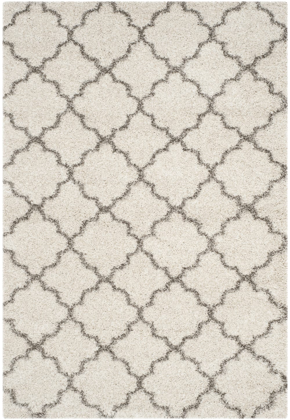 Safavieh Polypropylen-Teppich in Weiß/Grau, 155 x 229 cm style classic chic Weiß Pp - Polypropylen