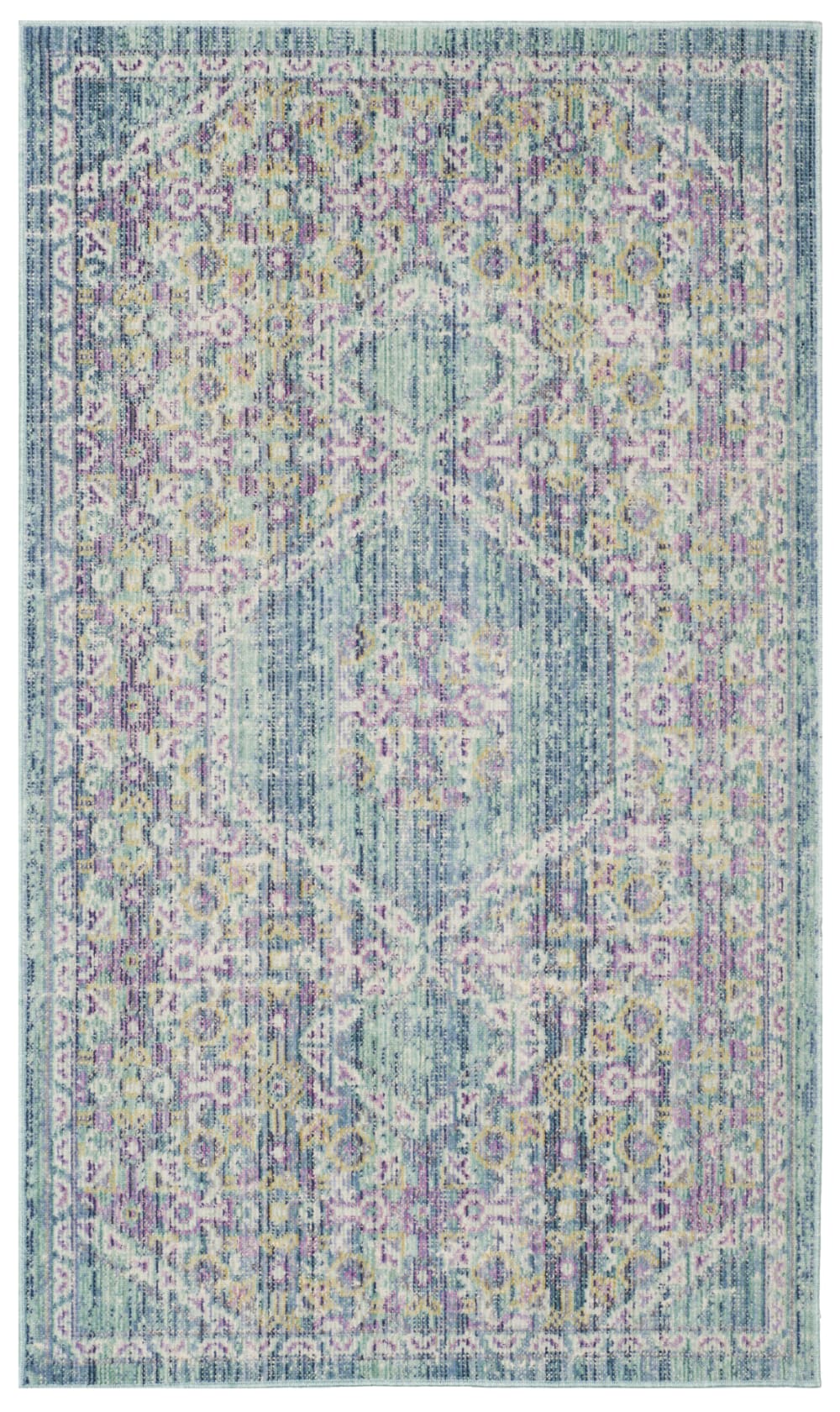 tapis coton bleu 122