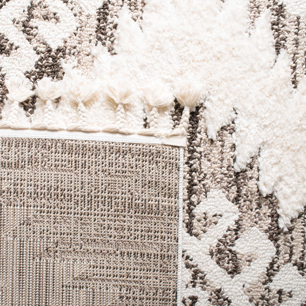 Tapis en polypropylène blanc/brun, 160 x 229 cm — vue 4