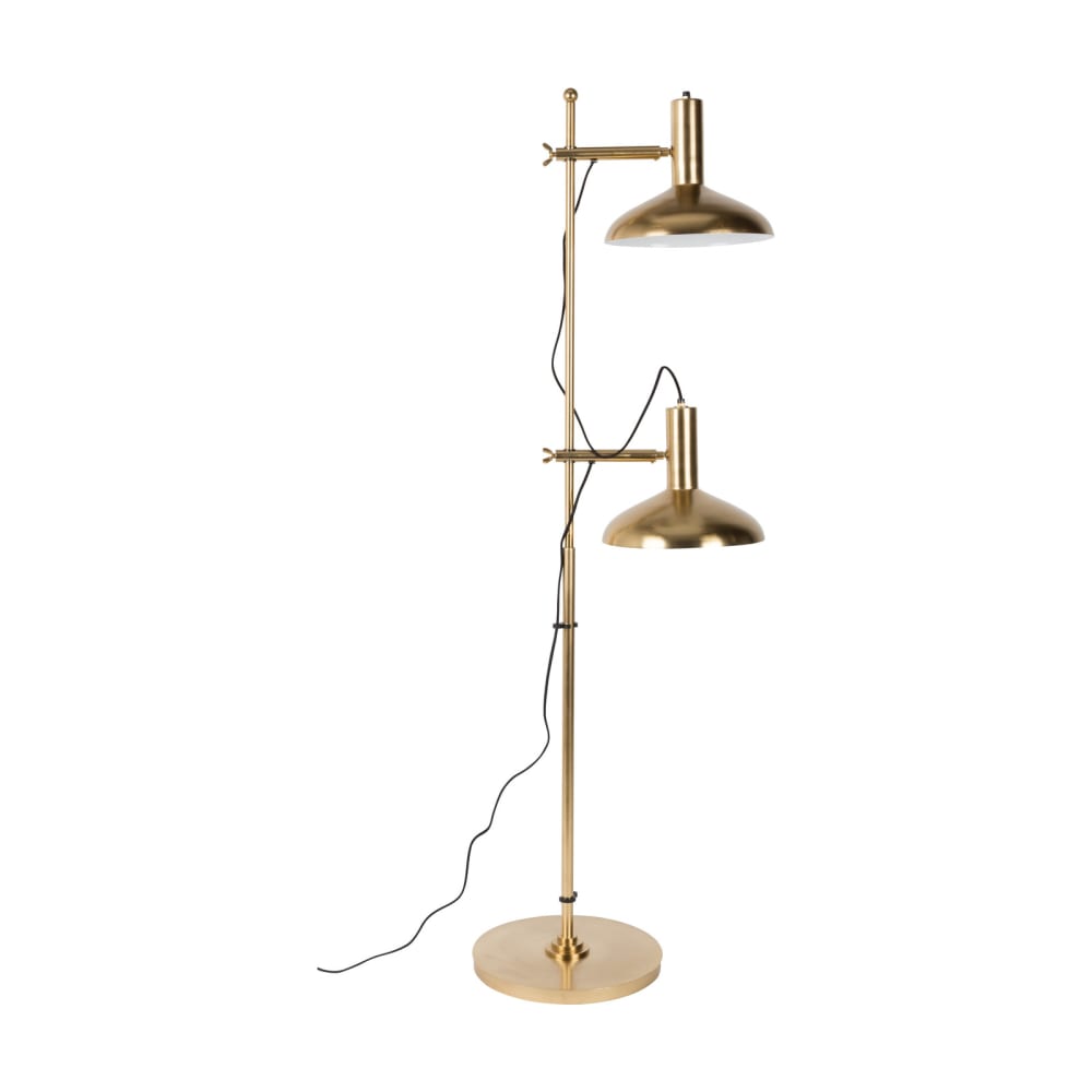 Lampadaire en laiton doré