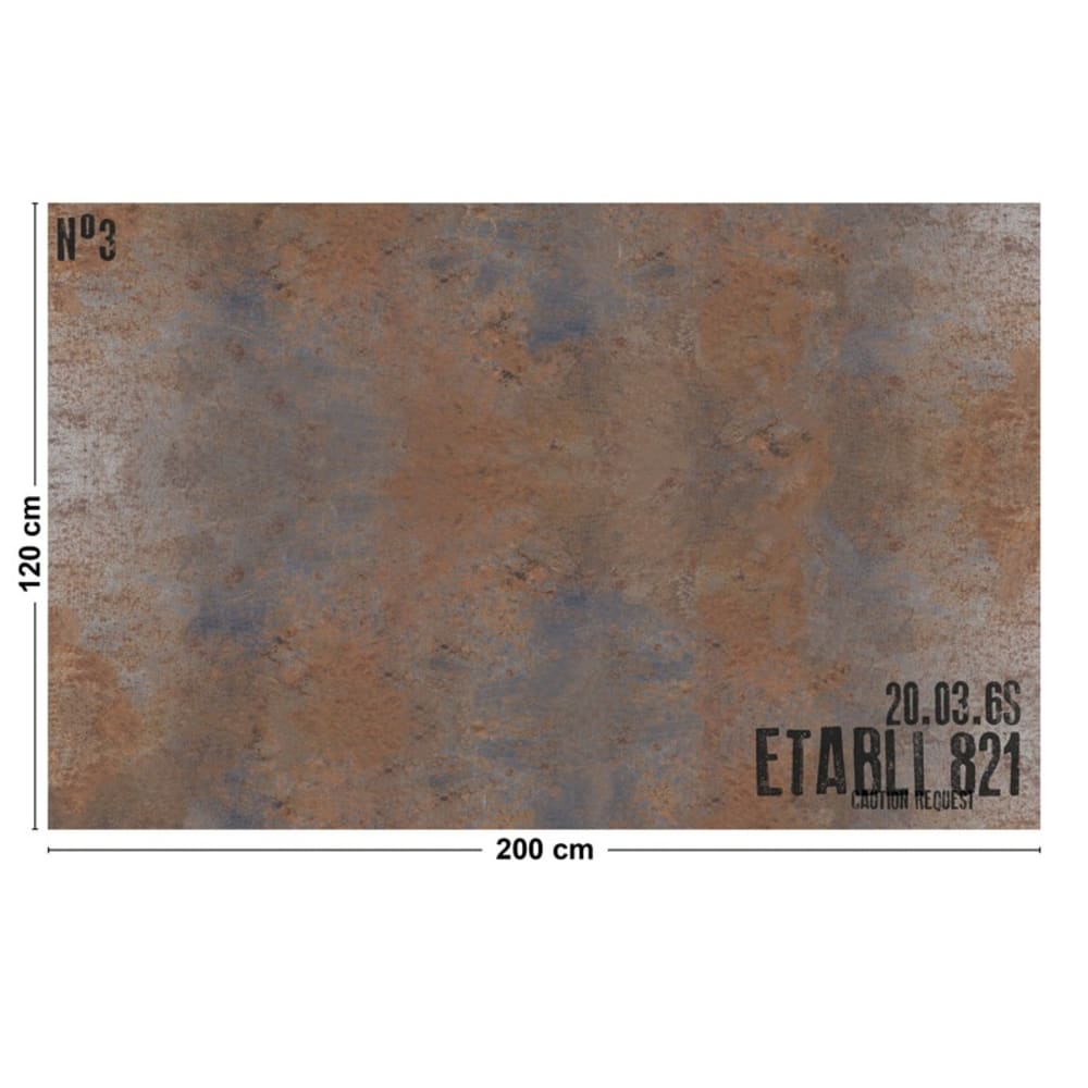 Tapis antidérapant - vinyle - int./ext. - marron - 120x200cm — vue 3